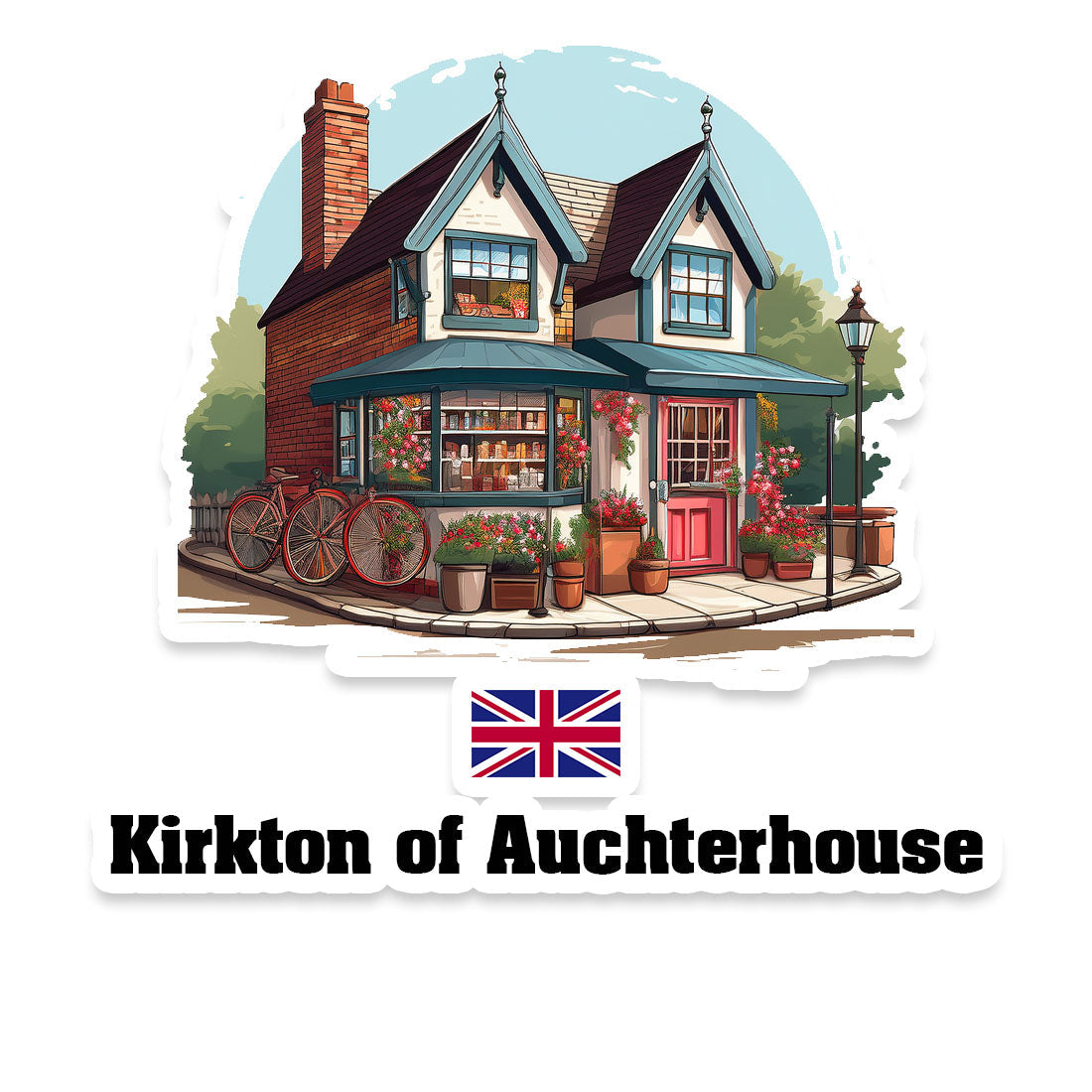 Kirkton of Auchterhouse Fridge Magnet