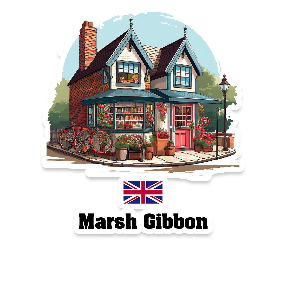 Marsh Gibbon Fridge Magnet