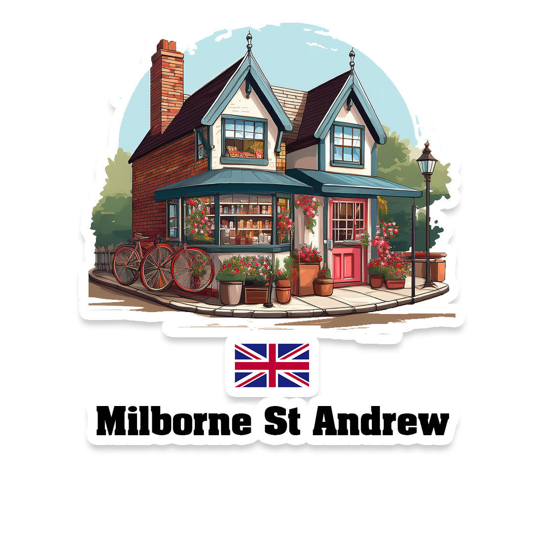 Milborne St Andrew Fridge Magnet