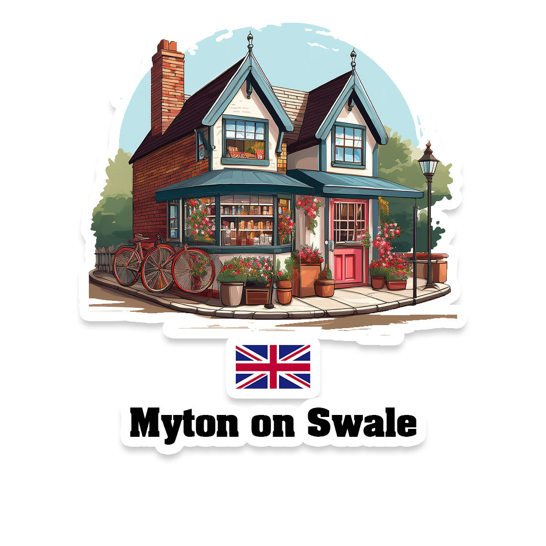 Myton on Swale Sticker