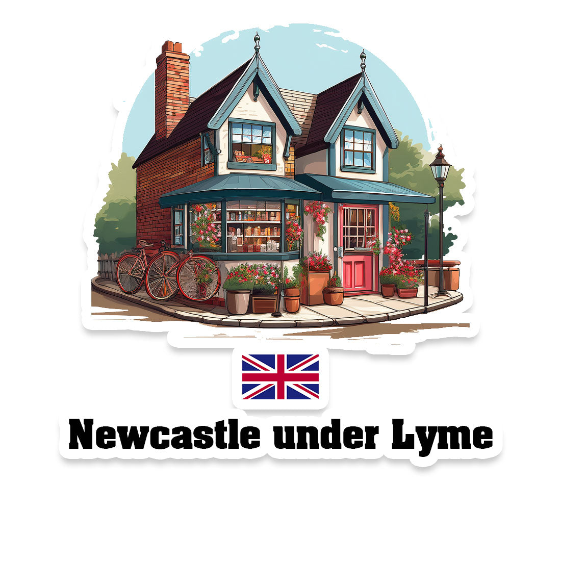 Newcastle under Lyme Fridge Magnet