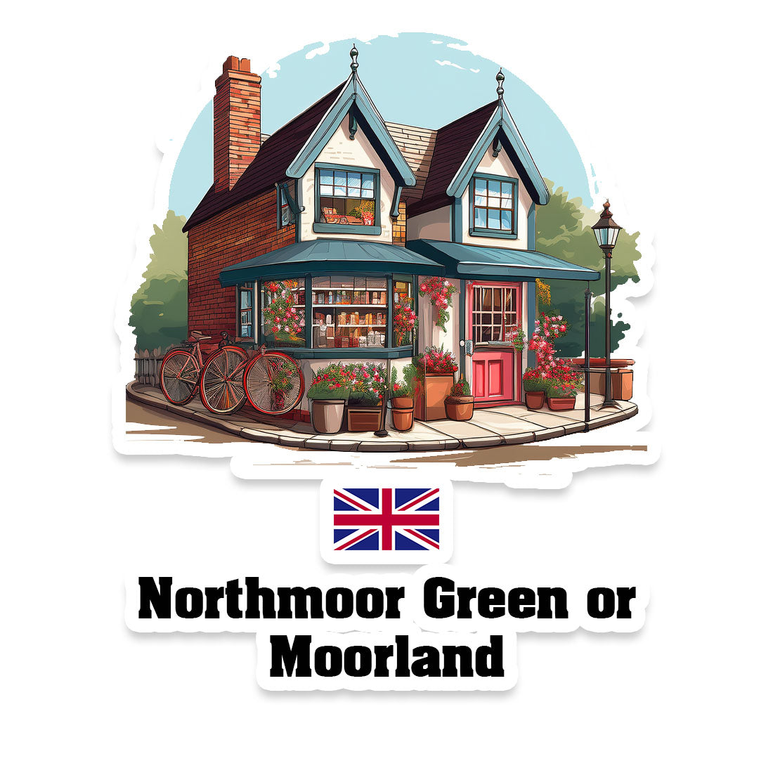 Northmoor Green or Moorland Sticker