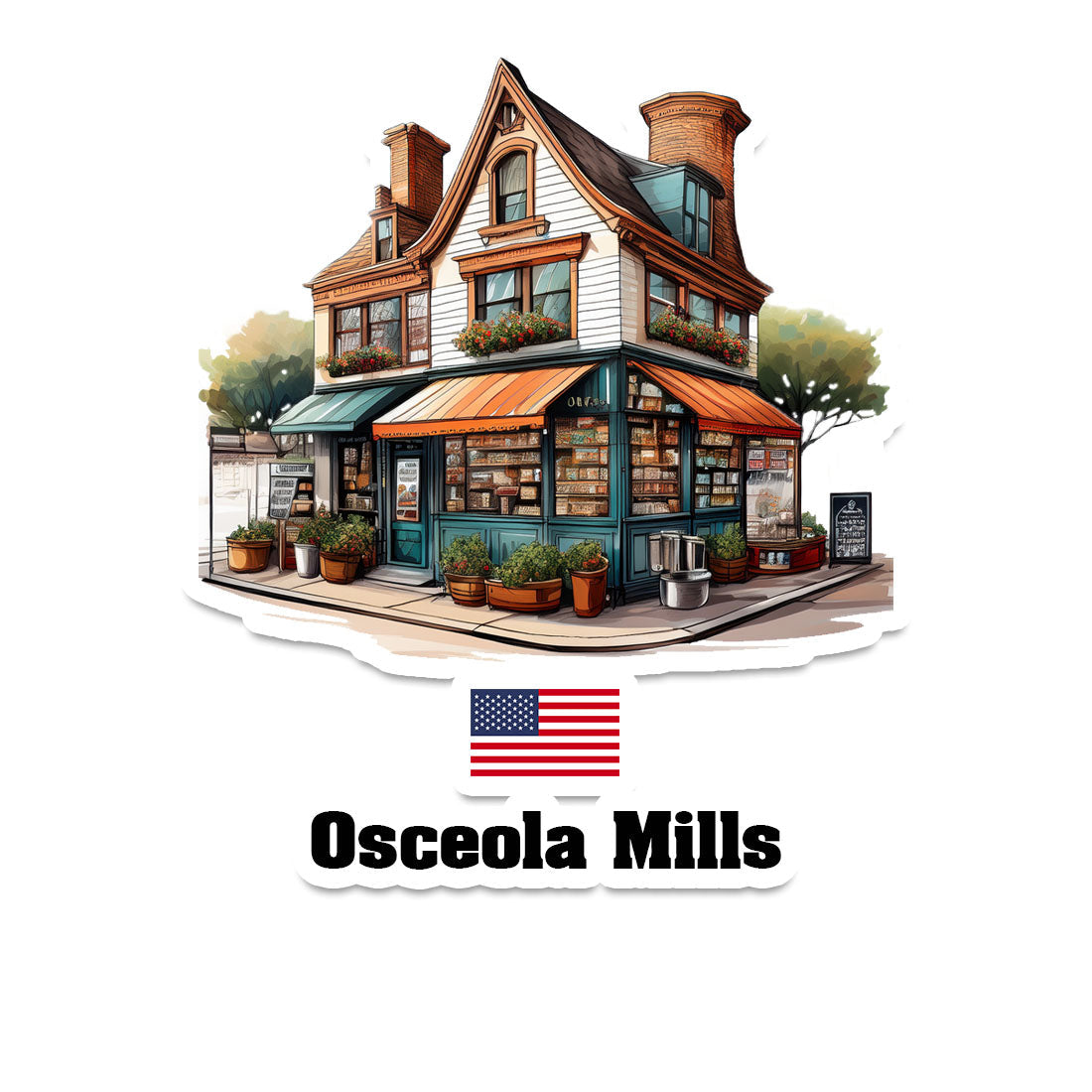 Osceola Mills Sticker