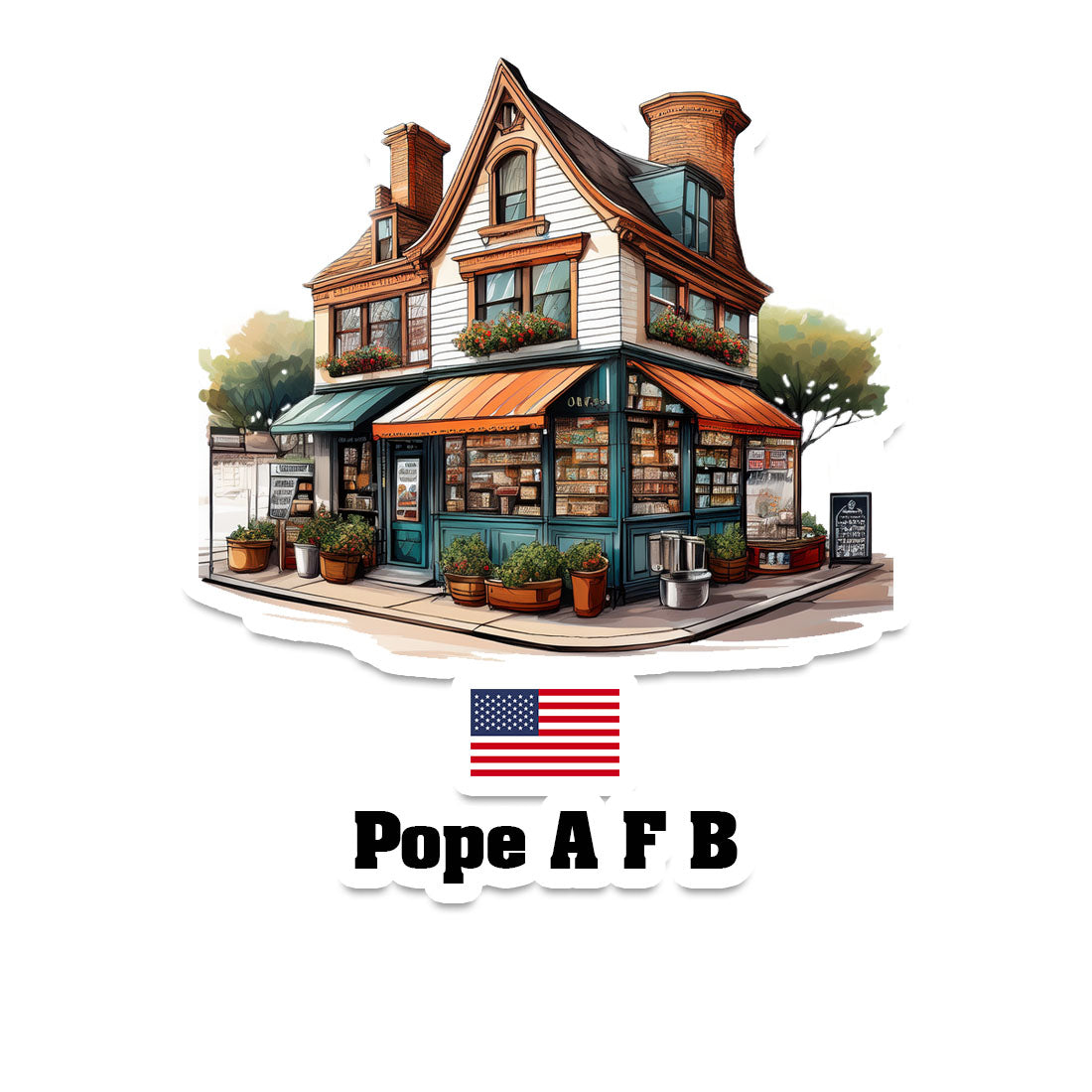 Pope A F B Fridge Magnet