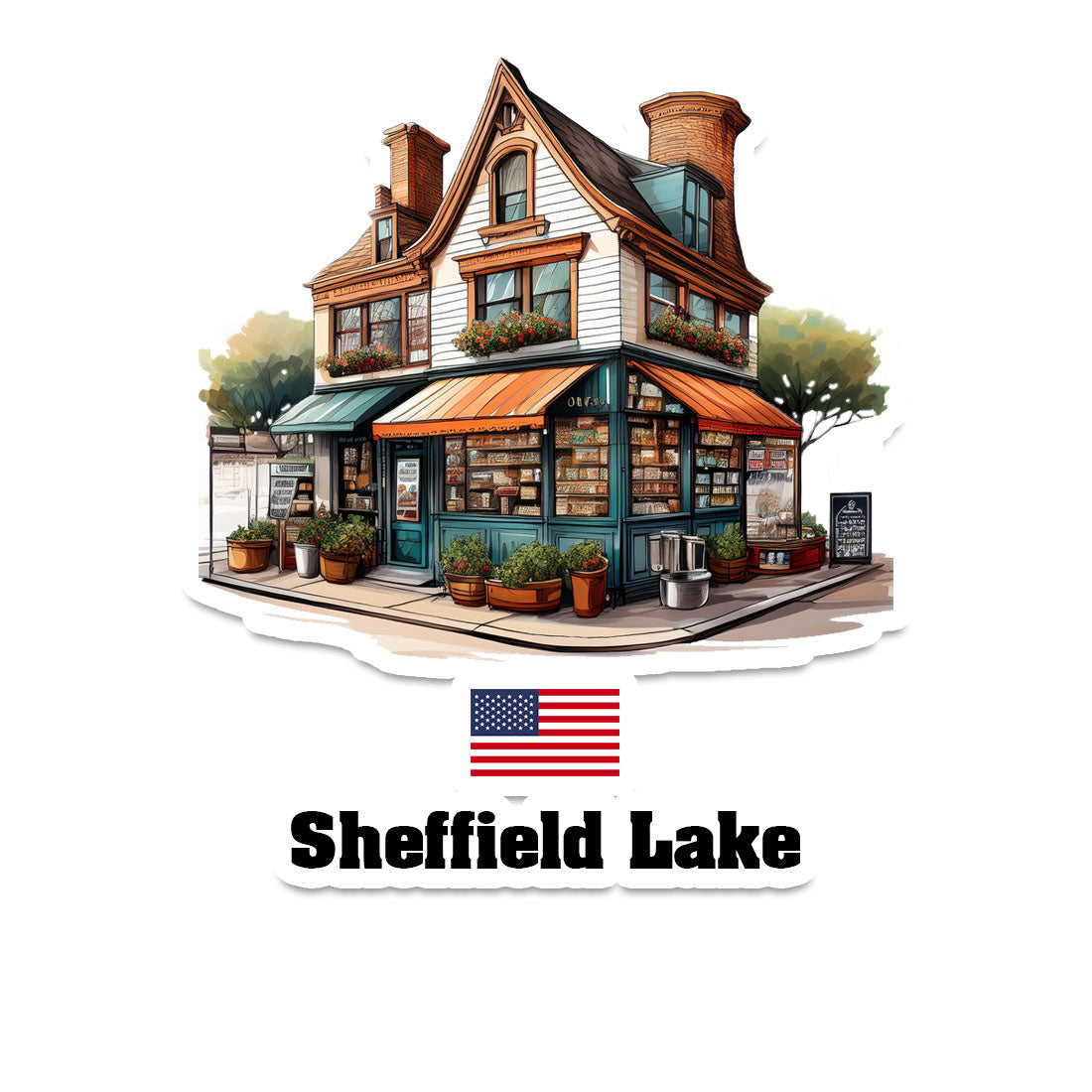 Sheffield Lake Sticker