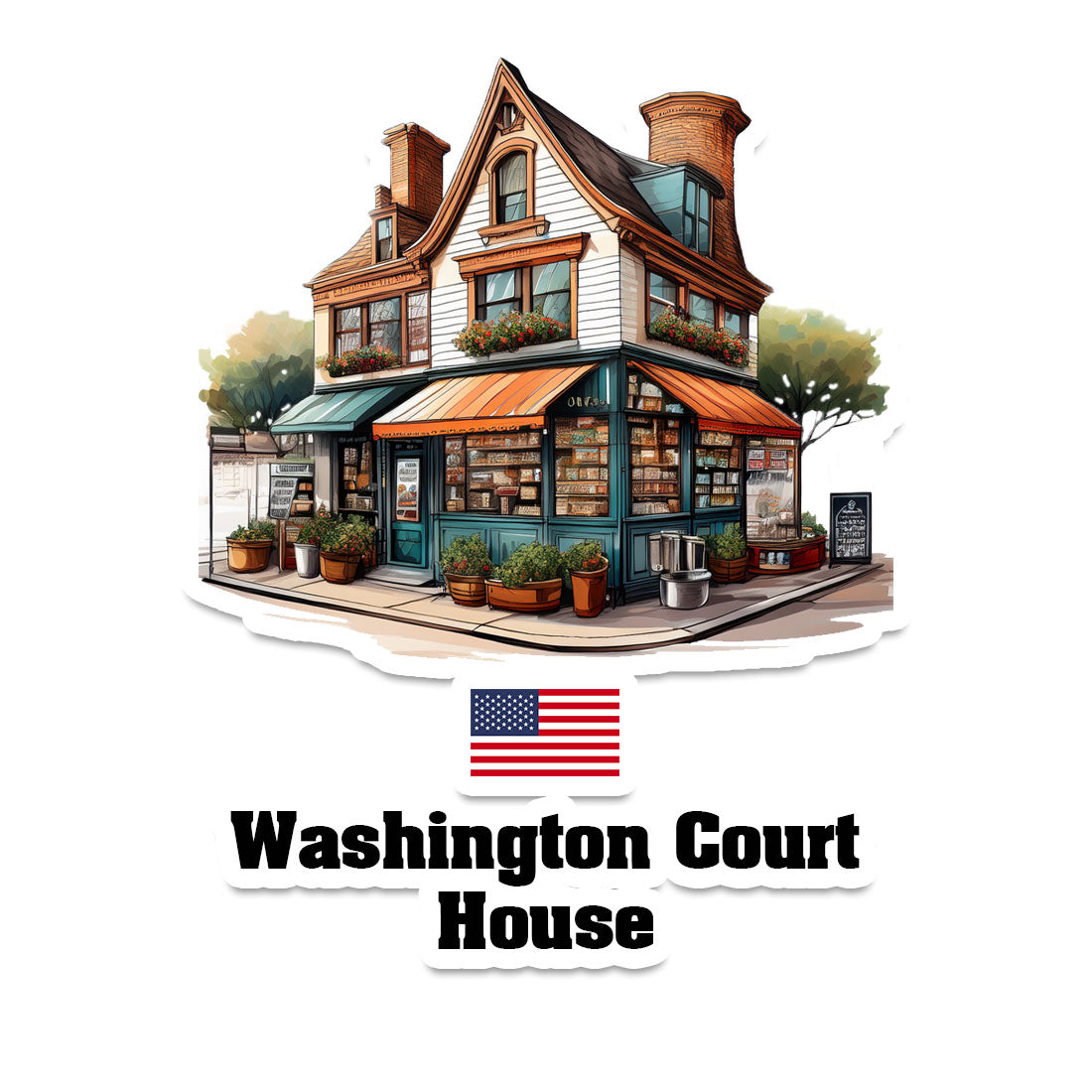 Washington Court House Sticker