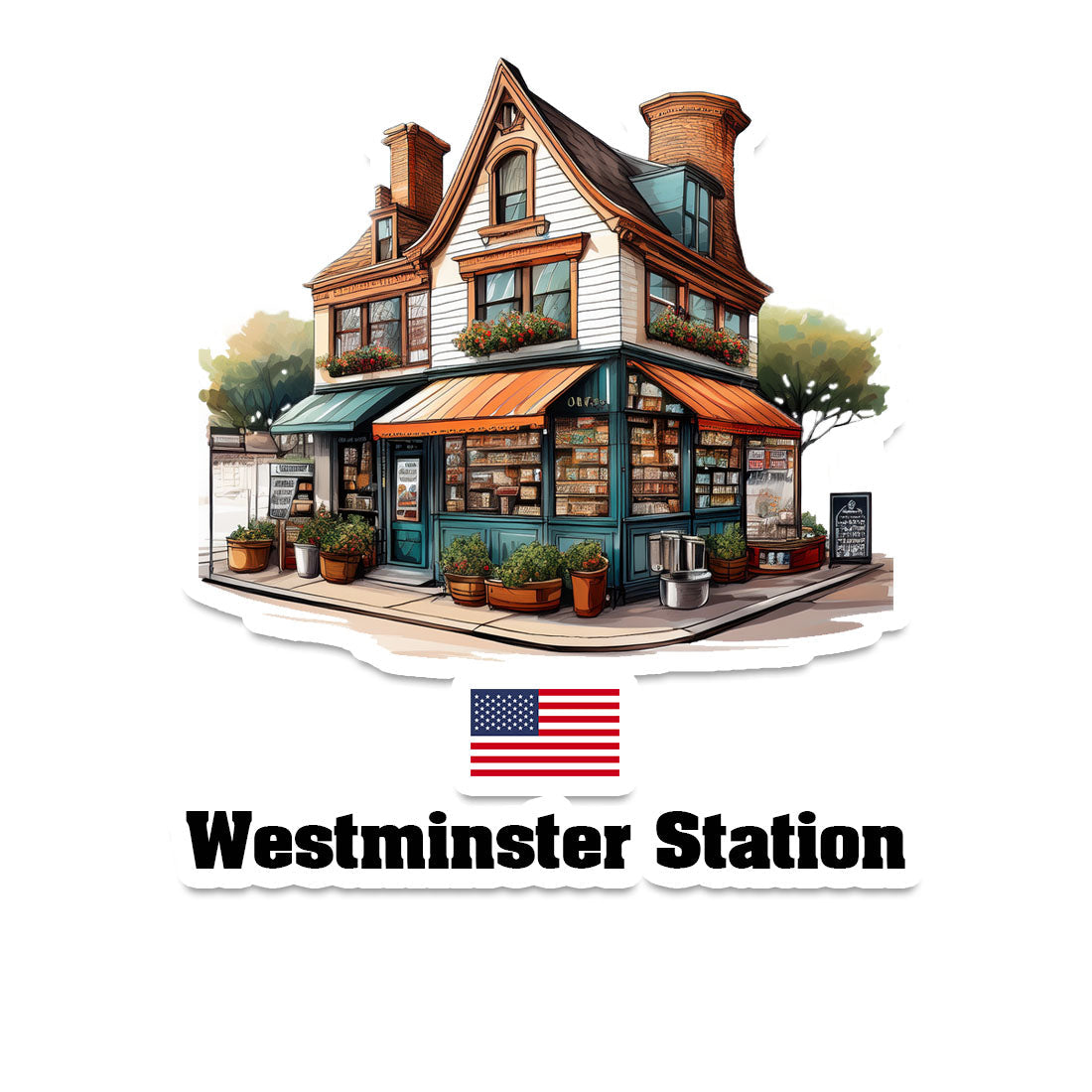 Westminster Station Sticker