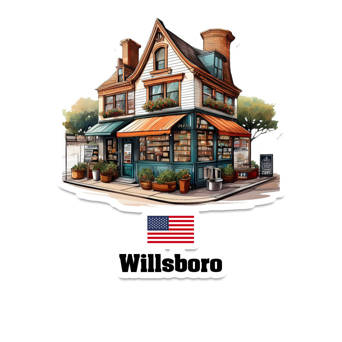 Willsboro Fridge Magnet