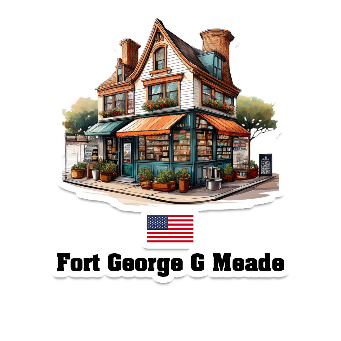 Fort George G Meade Fridge Magnet