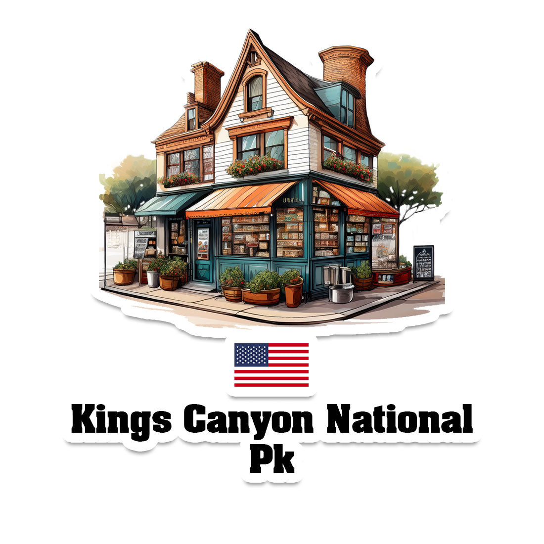 Kings Canyon National Pk Fridge Magnet