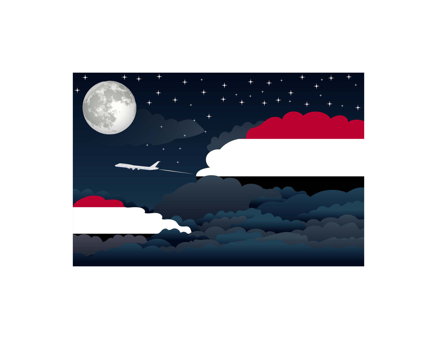 Yemen Night Clouds Blankets & Throws | Premium Soft Blankets | City Posters Plus