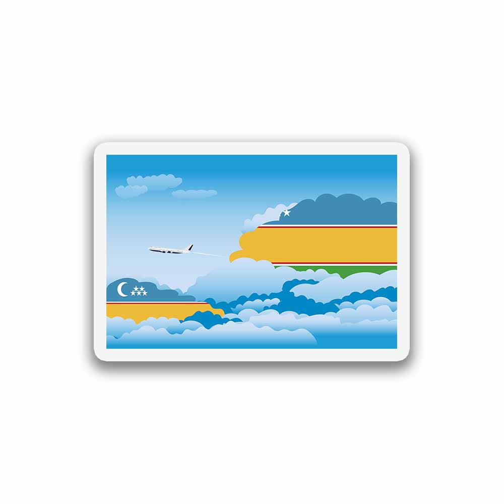 Karakalpakstan Day Clouds Fridge Magnet