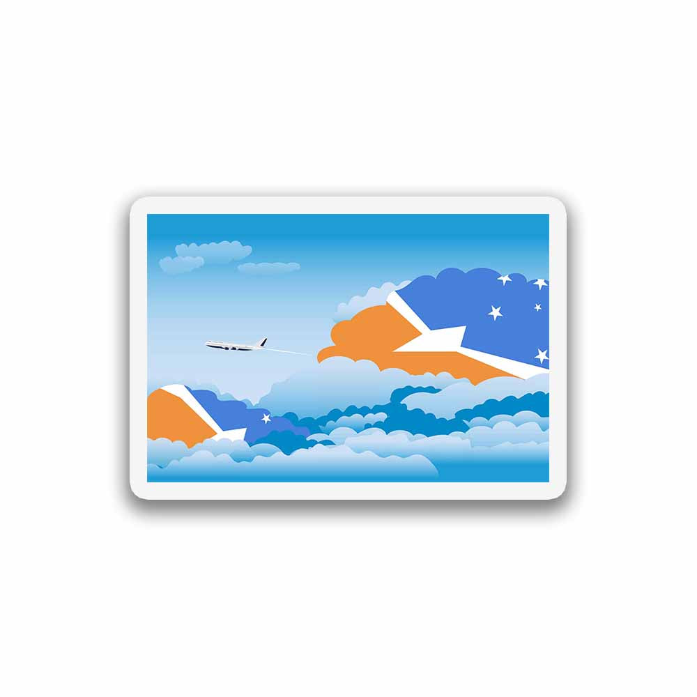 Tierra del Fuego Province Argentina Day Clouds Sticker