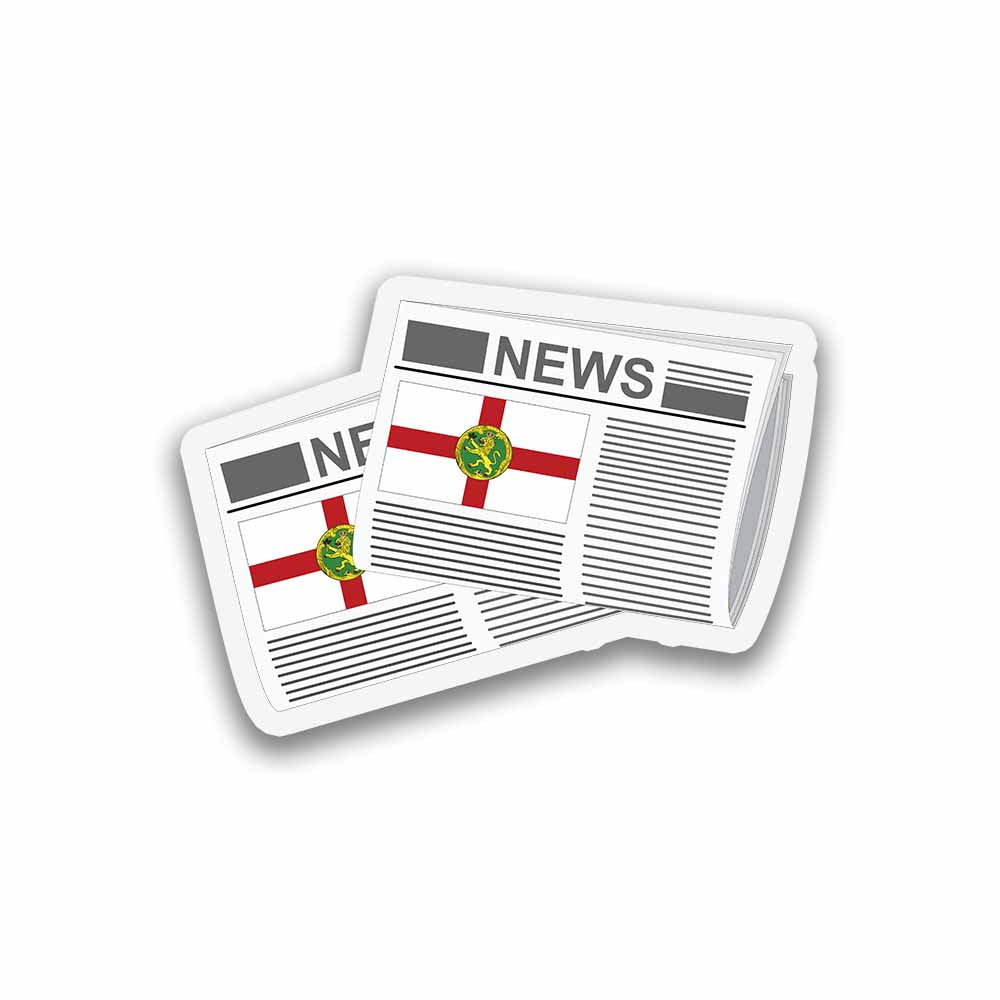 Alderney Newspapers Fridge Magnet