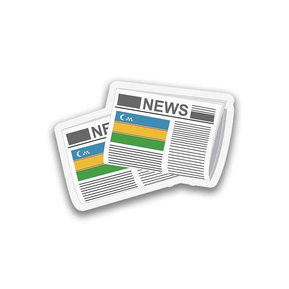 Karakalpakstan Newspapers Fridge Magnet