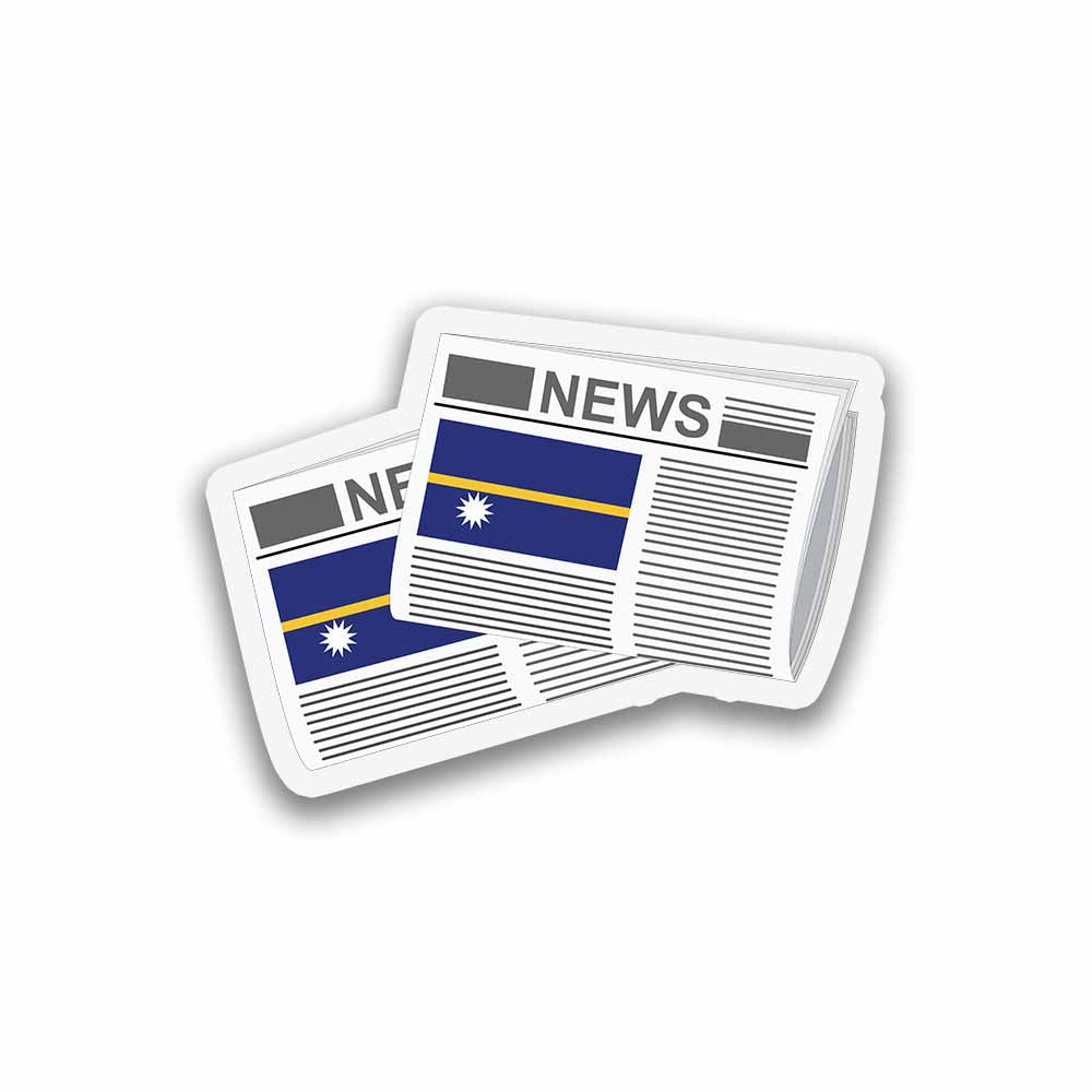 Nauru Newspapers Fridge Magnet
