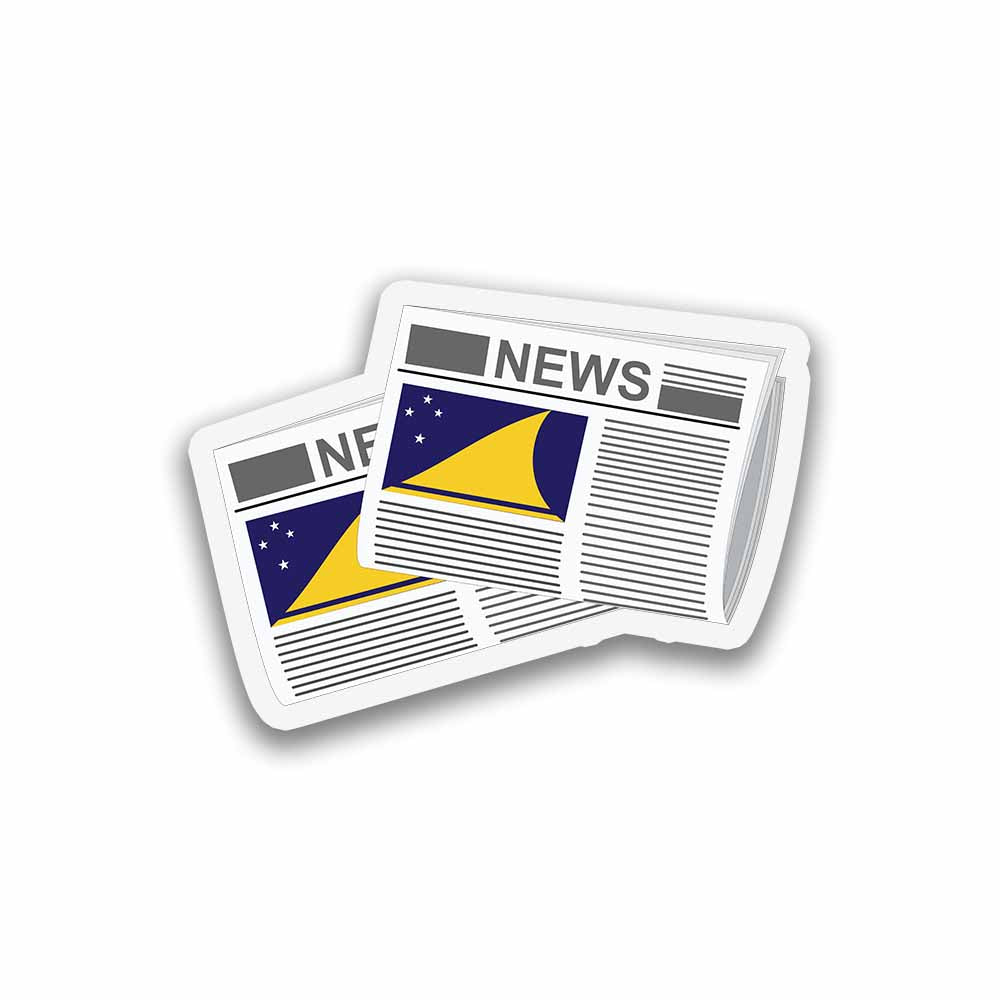 Tokelau Newspapers Fridge Magnet