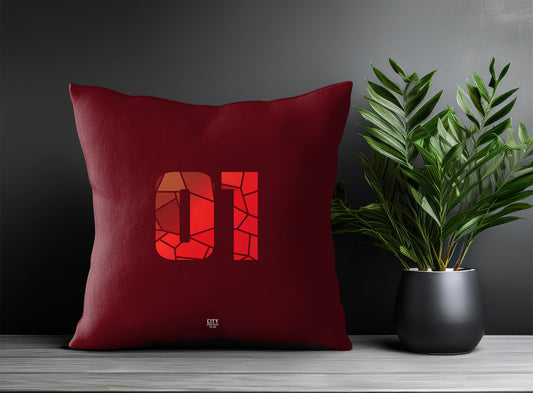 01 Number Square & Rectangle Pillow Cases | Print Deliver Plus by City Posters Plus