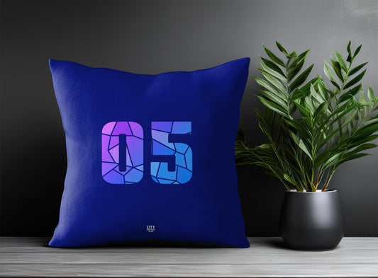 05 Number Square & Rectangle Pillow Cases | Print Deliver Plus by City Posters Plus