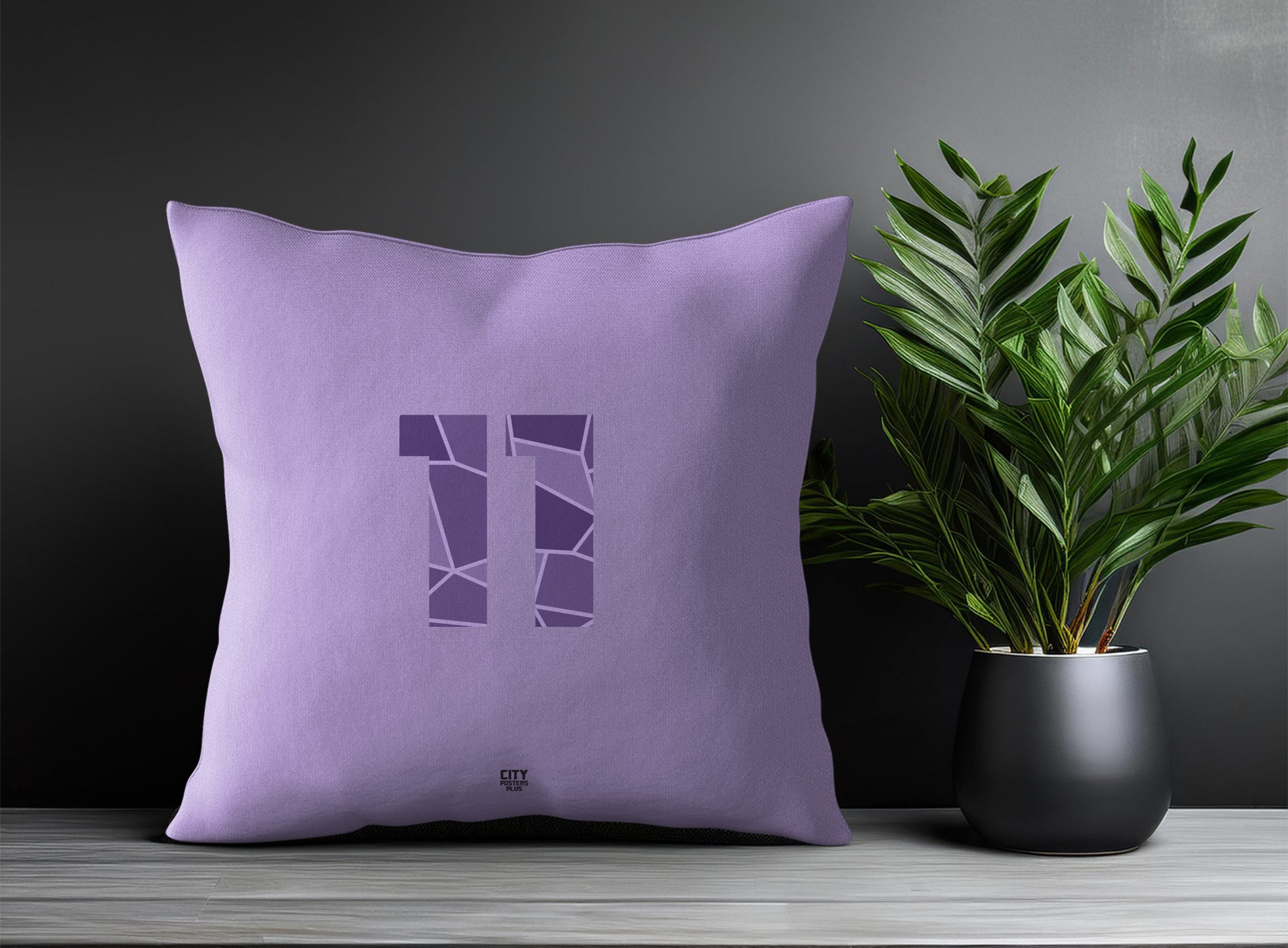 11 Number Square & Rectangle Pillow Cases | Print Deliver Plus by City Posters Plus