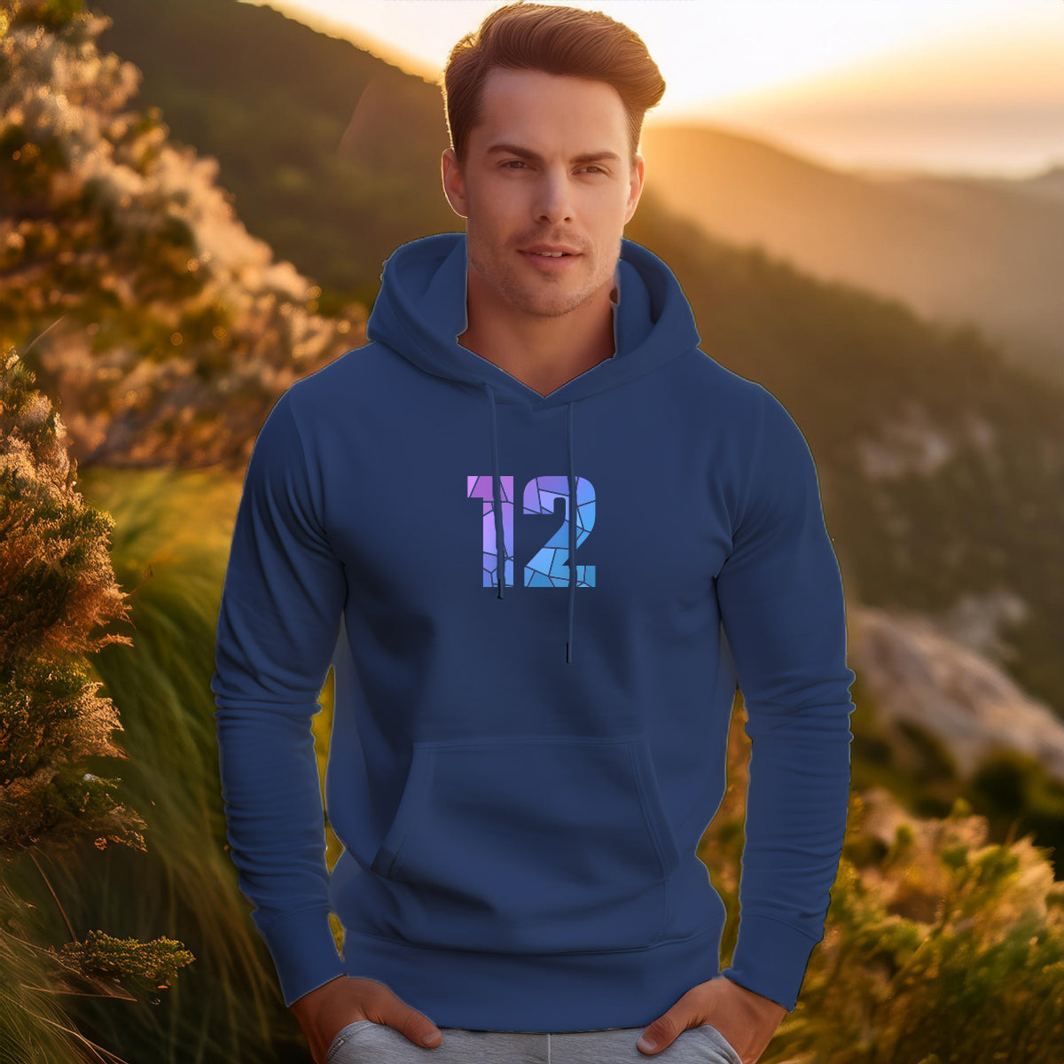 12 Number Unisex Hoodie | Personalized Number Hoodie for Men & Women