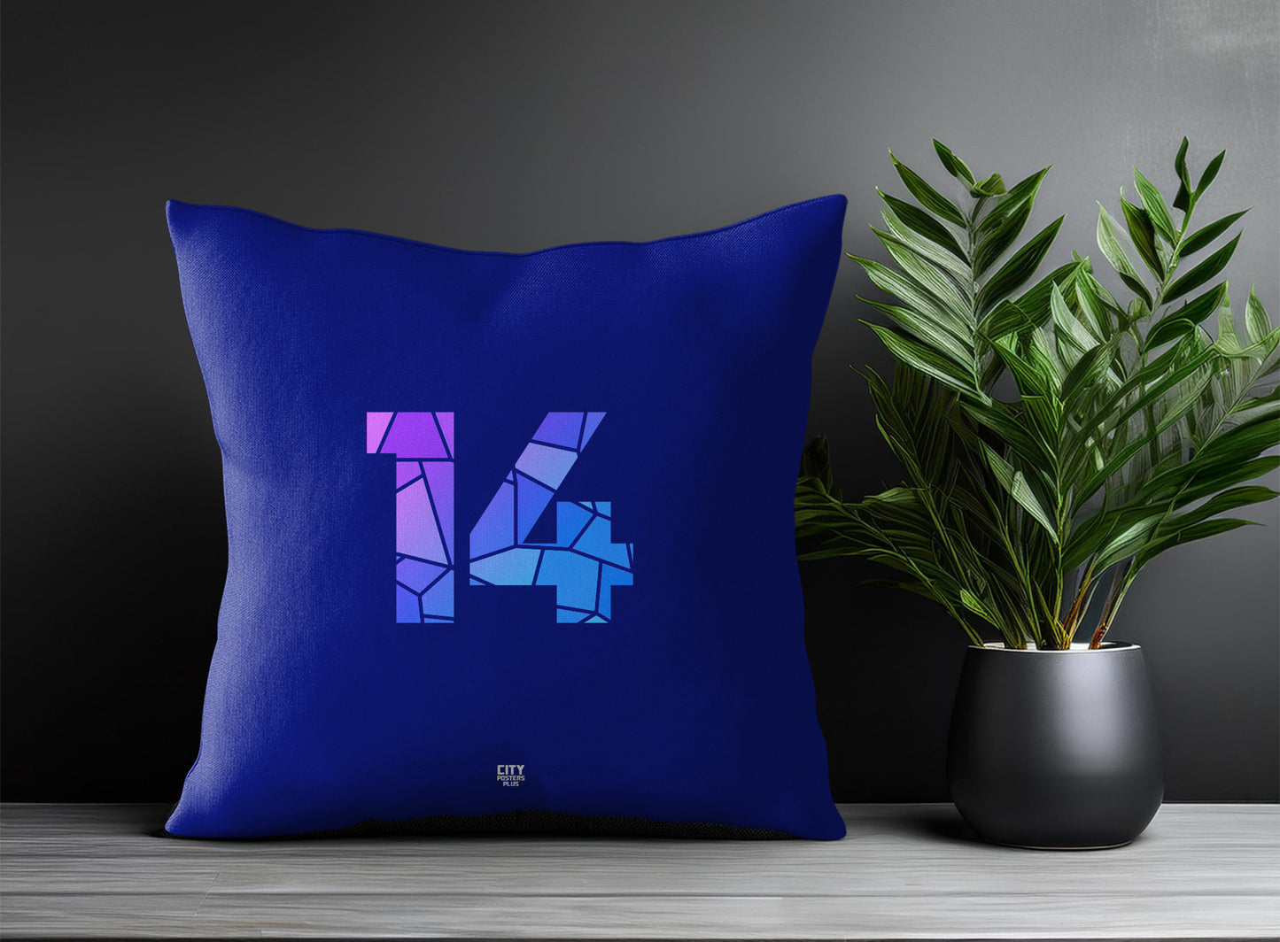 14 Number Square & Rectangle Pillow Cases | Print Deliver Plus by City Posters Plus