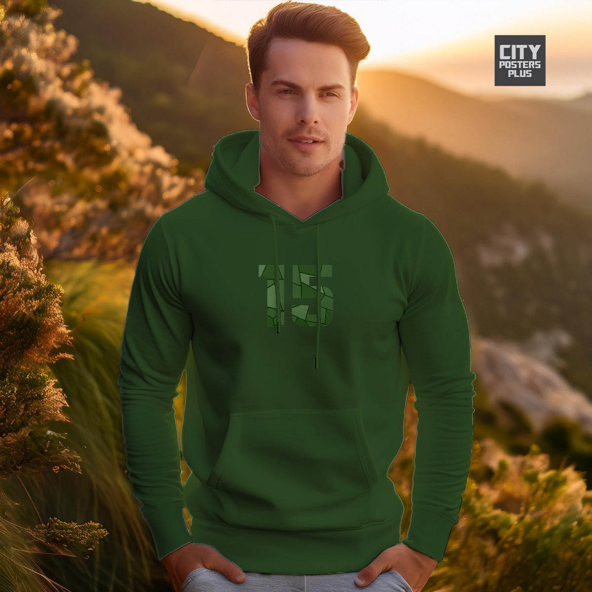 15 Number Unisex Hoodie | Personalized Number Hoodie for Men & Women