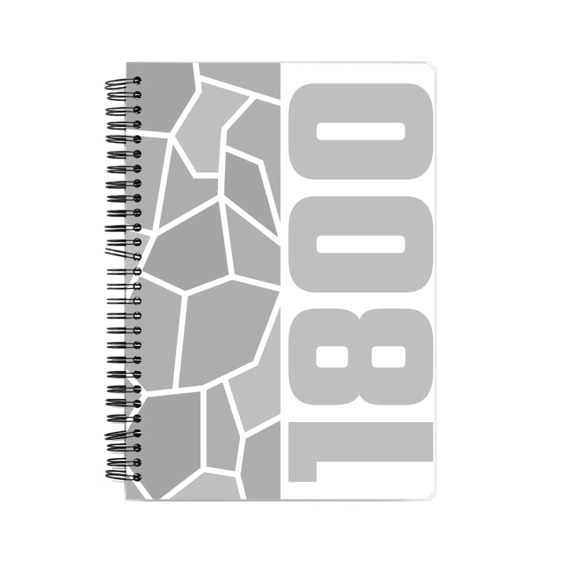 1800 Year Notebook (White)