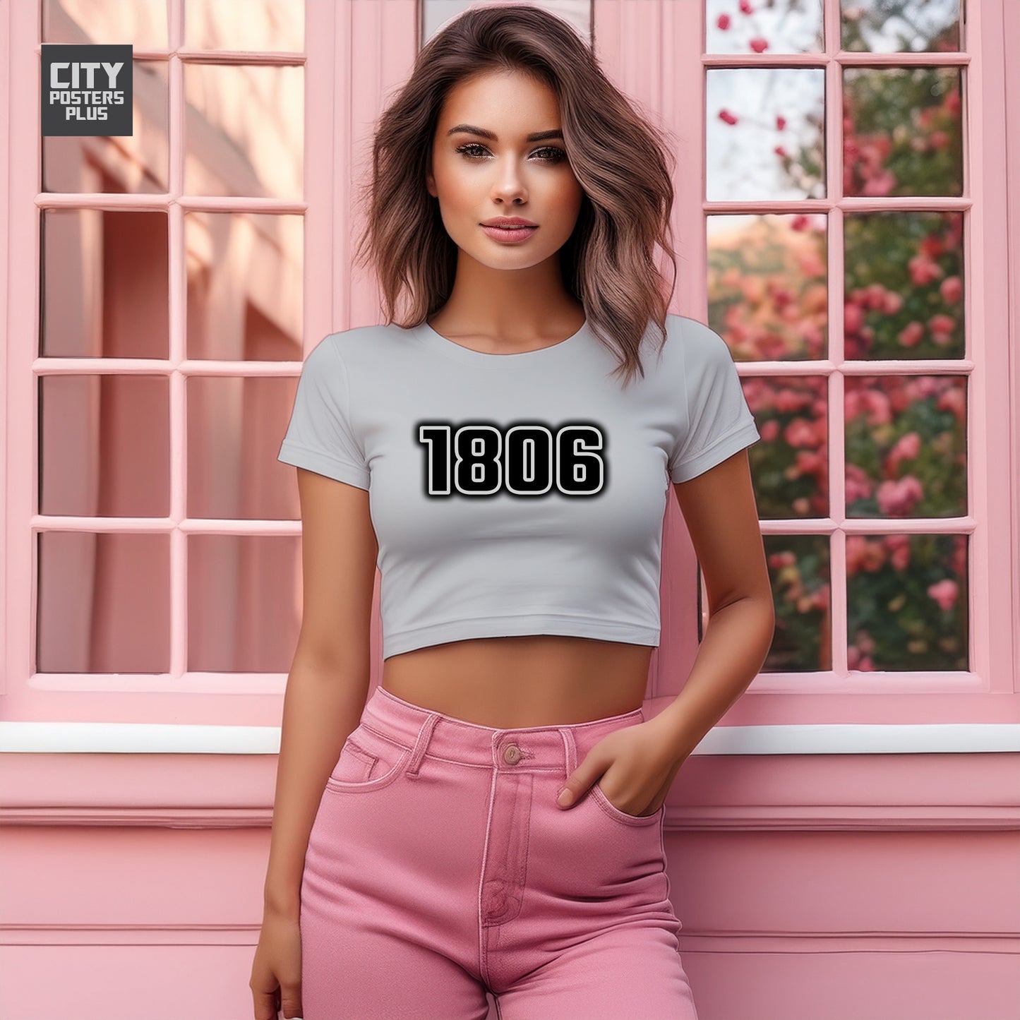 1806 Women Crop Top | Vintage Birth Year Shirt | City Posters Plus
