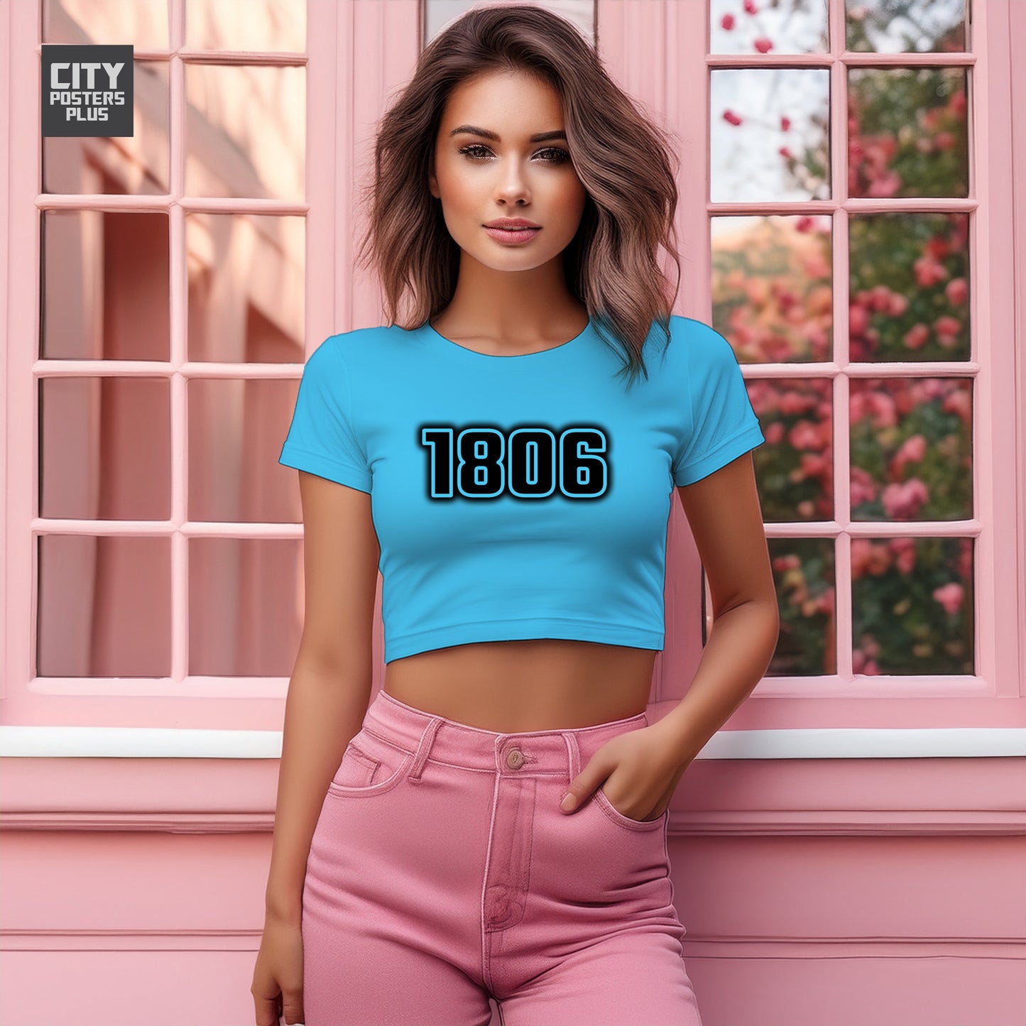 1806 Women Crop Top | Vintage Birth Year Shirt | City Posters Plus