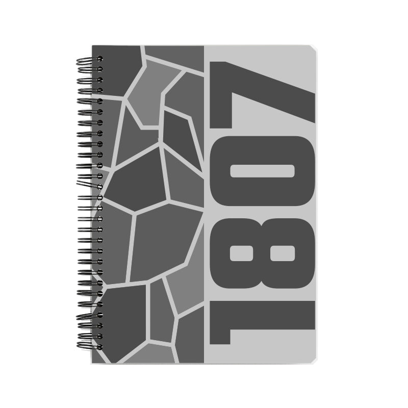 1807 Year Notebook (Melange Grey)