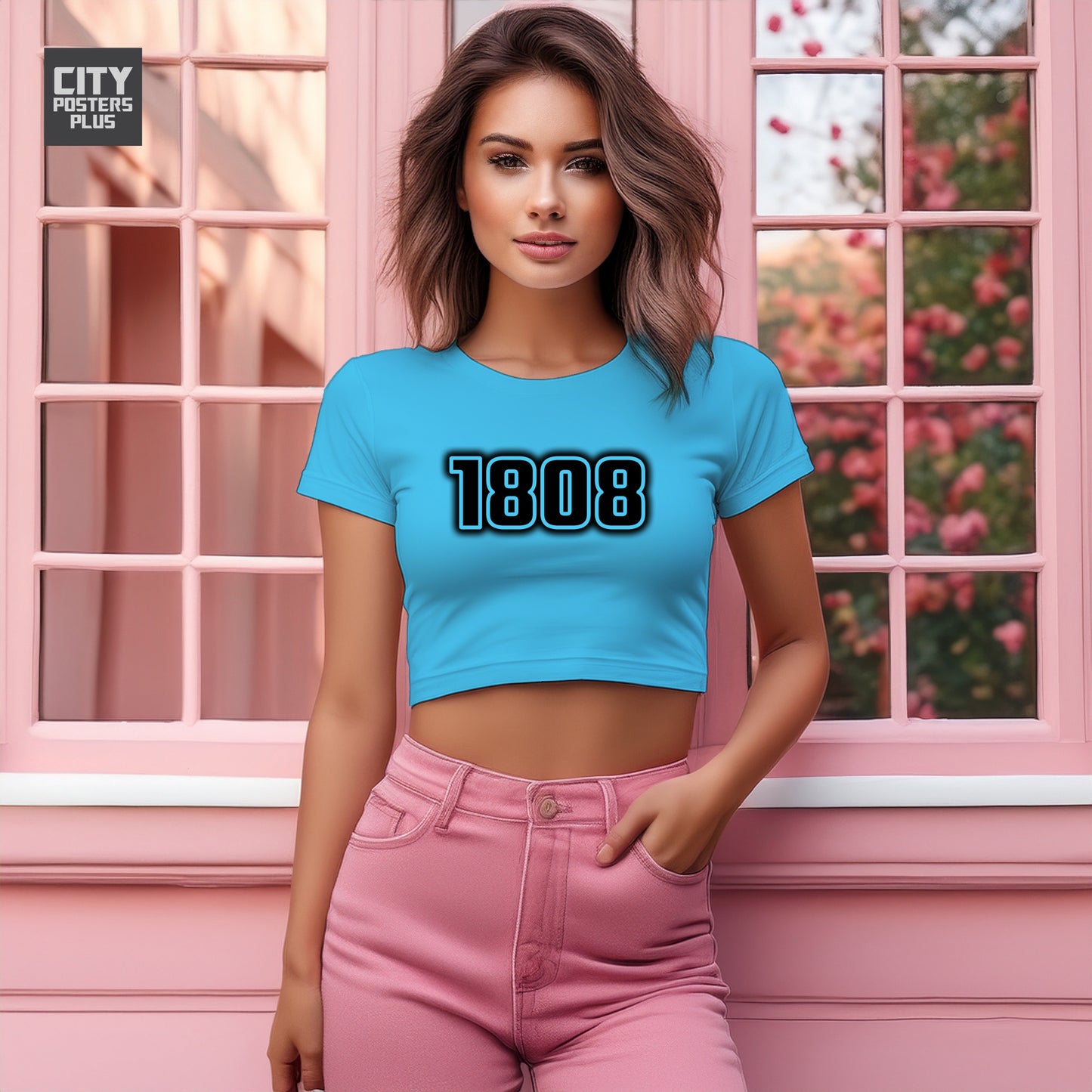 1808 Women Crop Top | Vintage Birth Year Shirt | City Posters Plus