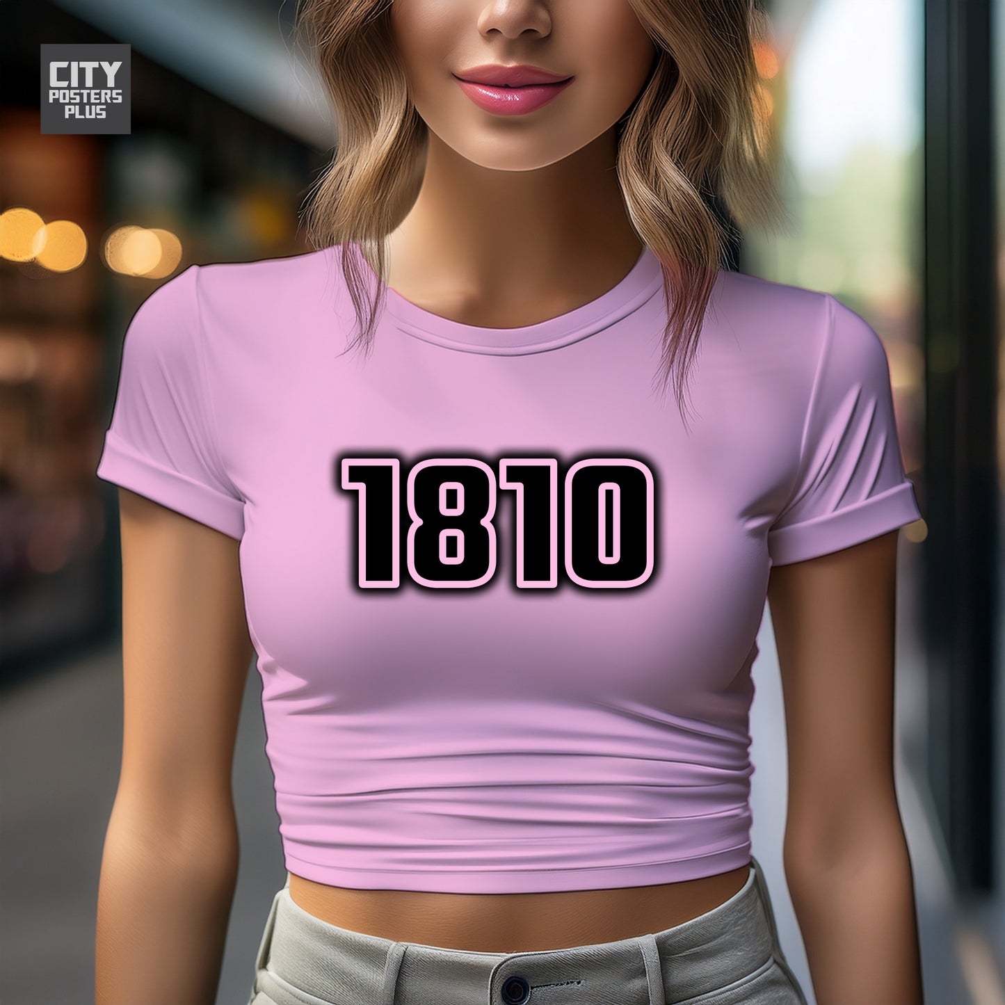 City Posters Plus 1810 Vintage Birth Year Women Crop Top