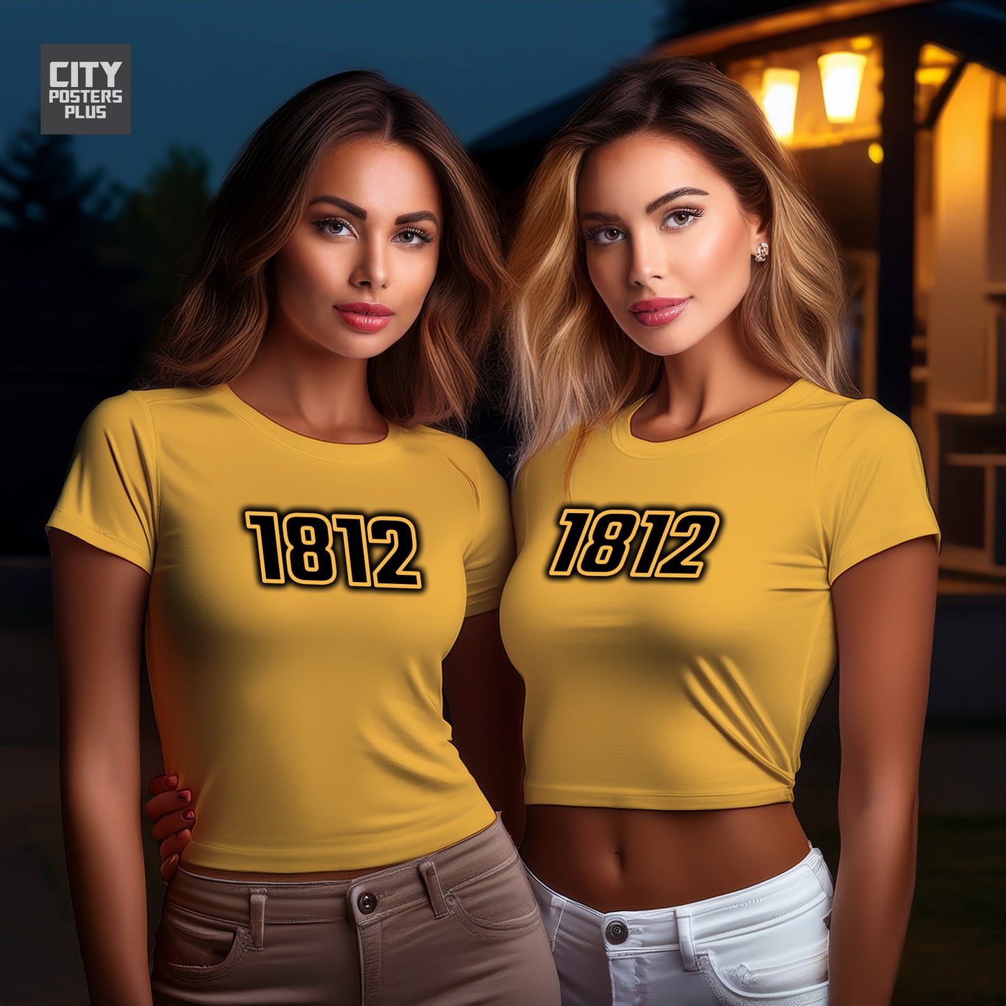 City Posters Plus 1812 Vintage Birth Year Women Crop Top