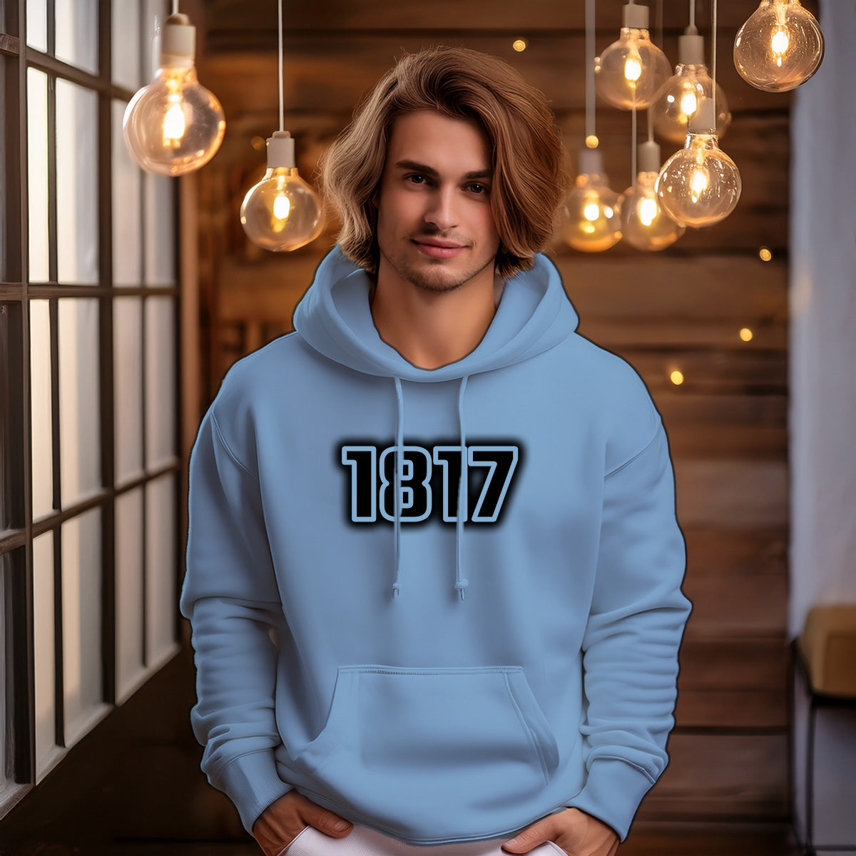 1817 Men Unisex Hoodie | Vintage Birth Year Hoodie Gift