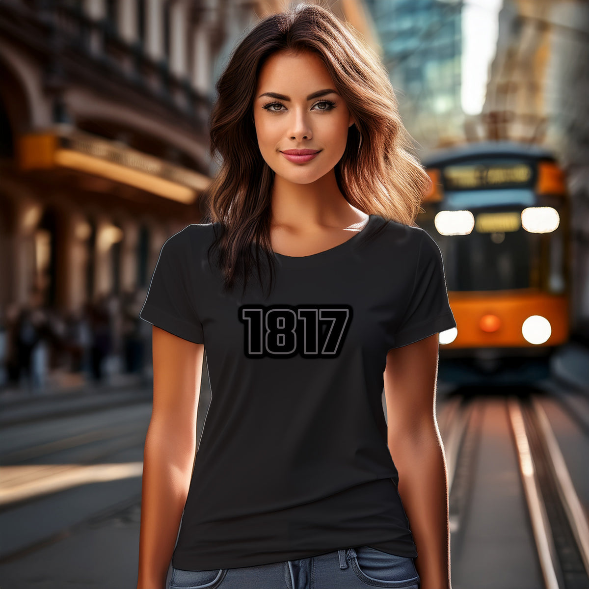 1817 Women T-Shirt | Vintage Birth Year Shirt | City Posters Plus