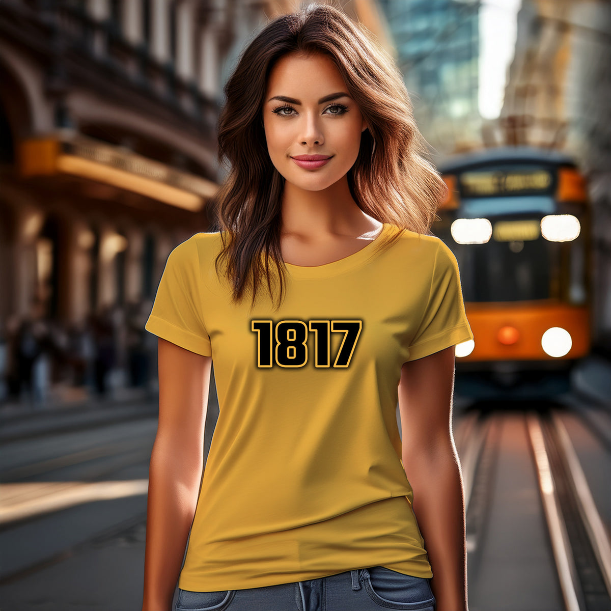 1817 Women T-Shirt | Vintage Birth Year Shirt | City Posters Plus