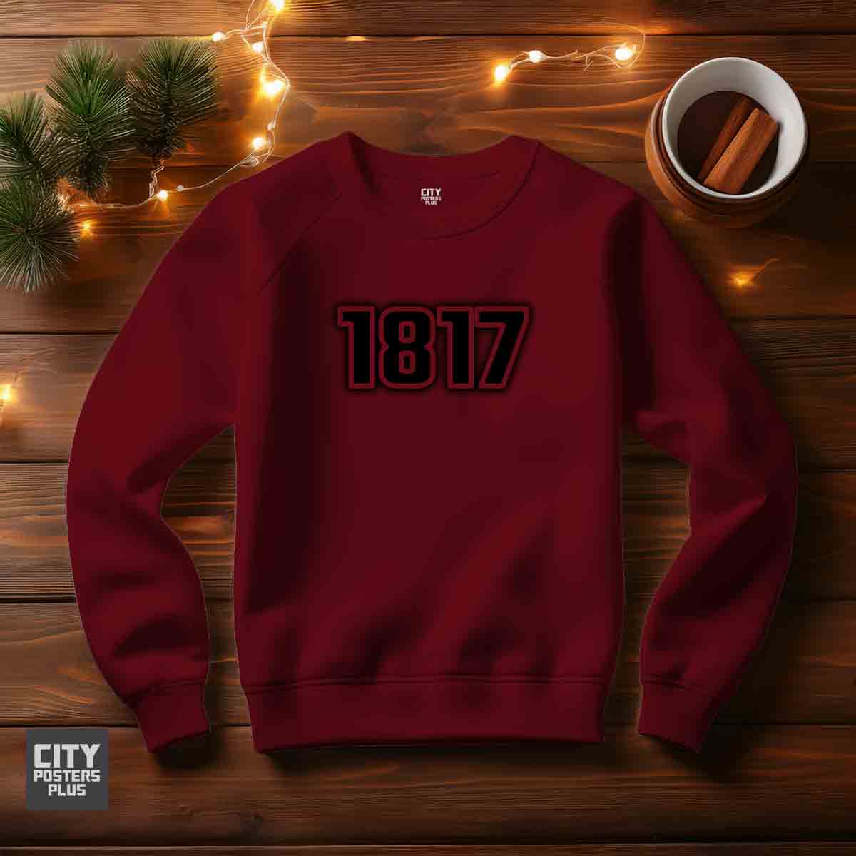 1817 Men Unisex Sweatshirt | Vintage Birth Year Gift Sweatshirt