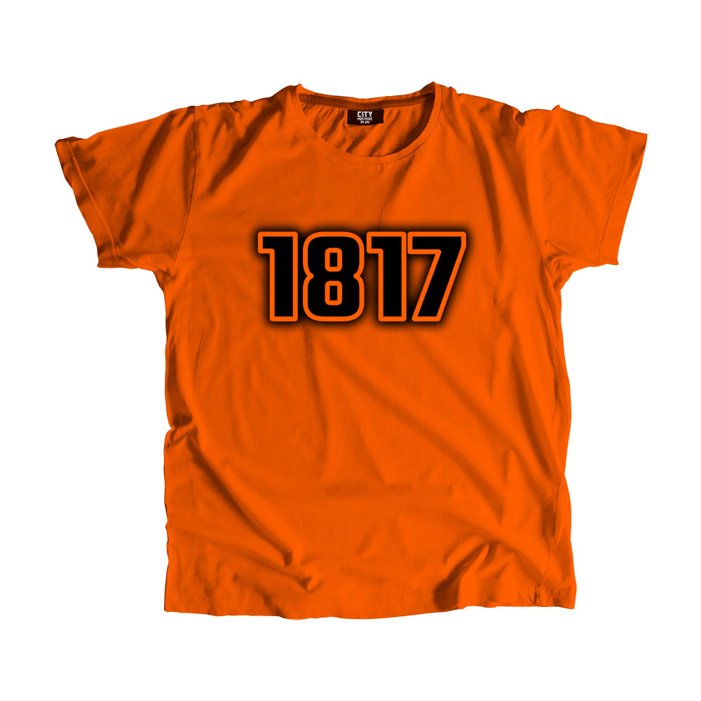 1817 Vintage Heritage Year Men Unisex T-Shirt (Orange)