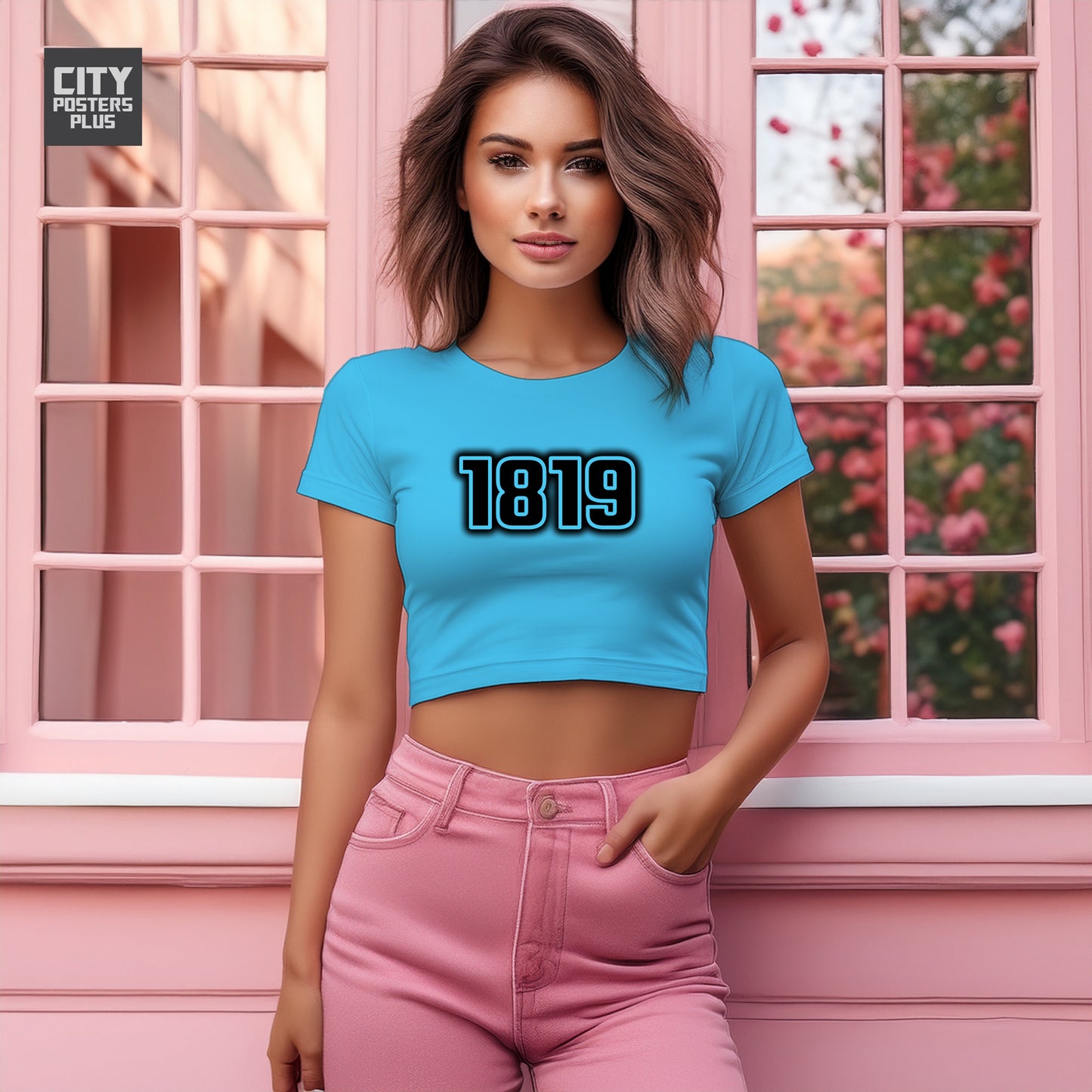 1819 Women Crop Top | Vintage Birth Year Shirt | City Posters Plus