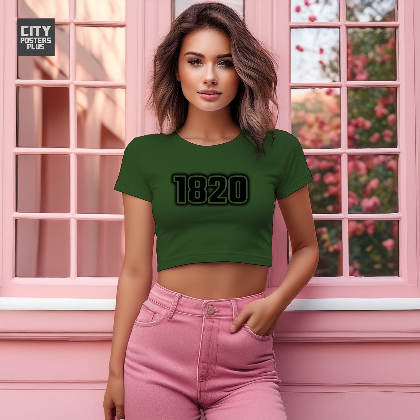 1820 Women Crop Top | Vintage Birth Year Shirt | City Posters Plus