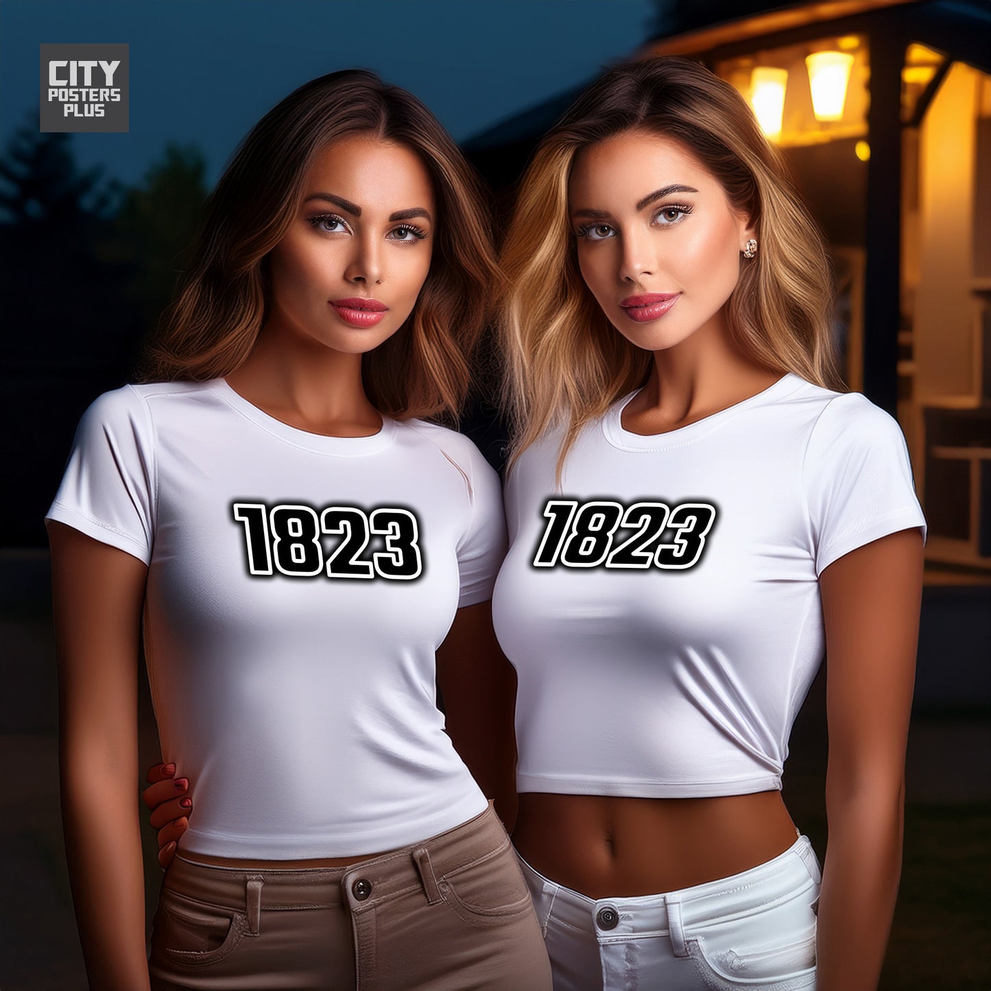 City Posters Plus 1823 Vintage Birth Year Women Crop Top