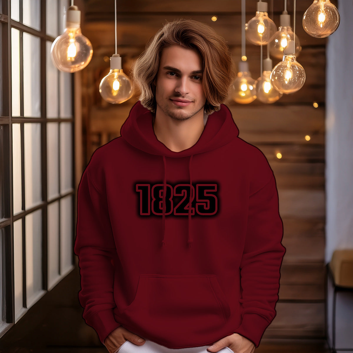 1825 Men Unisex Hoodie | Vintage Birth Year Hoodie Gift