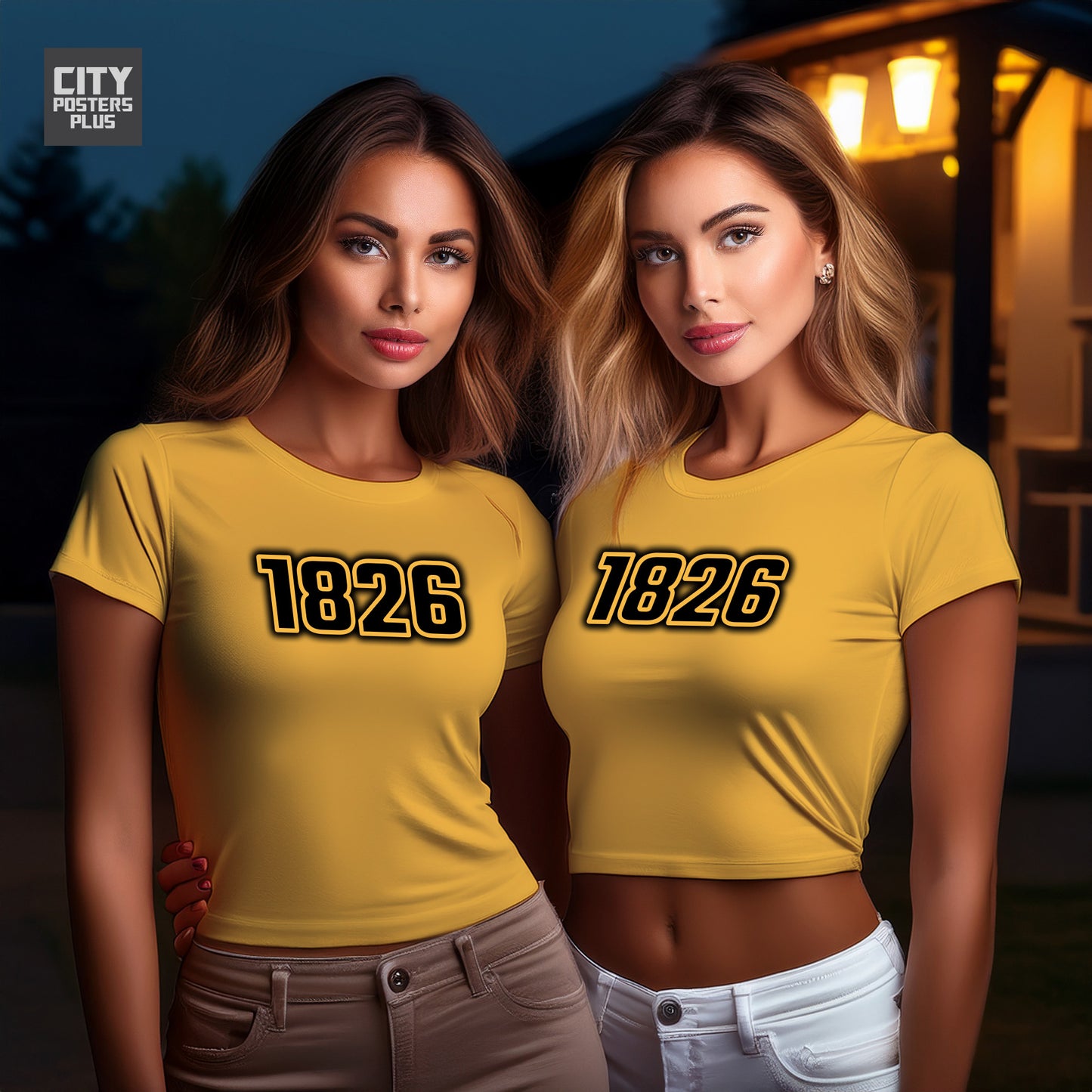 City Posters Plus 1826 Vintage Birth Year Women Crop Top