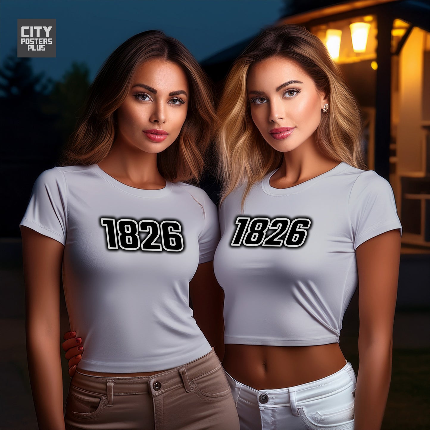 City Posters Plus 1826 Vintage Birth Year Women Crop Top