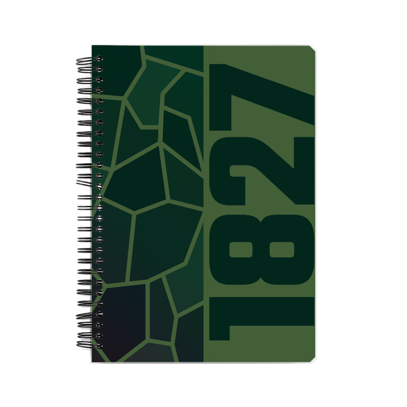 1827 Year Notebook (Olive Green)
