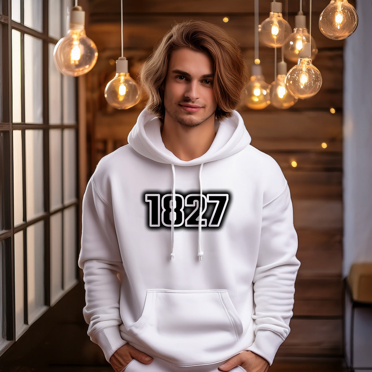 1827 Men Unisex Hoodie | Vintage Birth Year Hoodie Gift