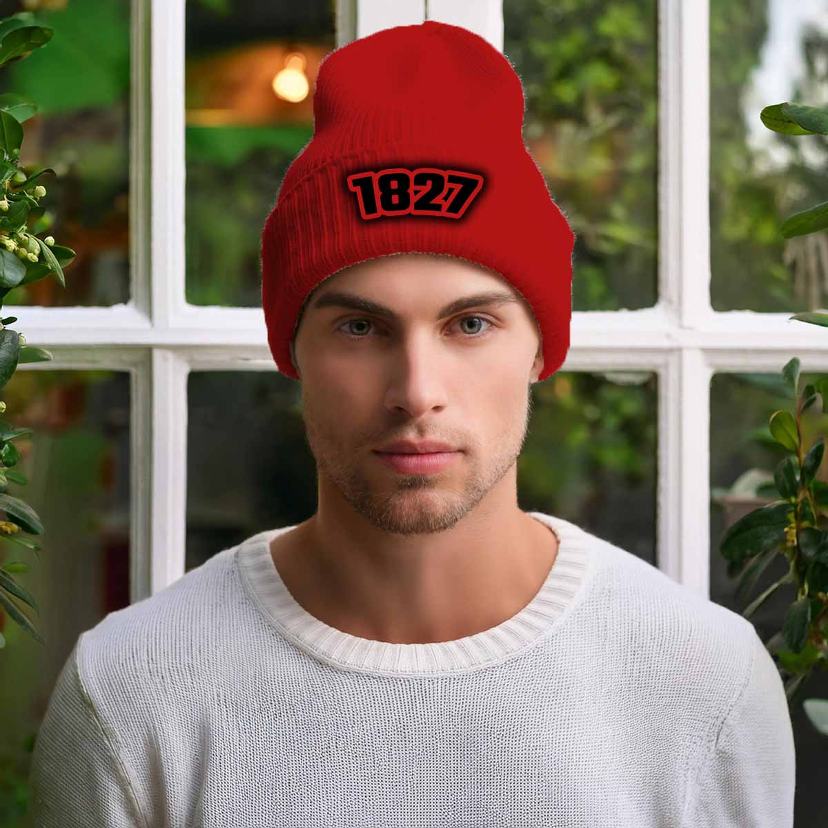1827 Year Beanie | Vintage & Future Year Knit Winter Hat | Beanies Plus by City Posters Plus