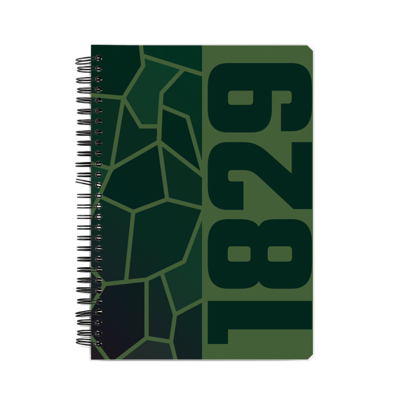 1829 Year Notebook (Olive Green)