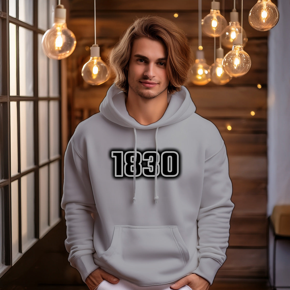 1830 Men Unisex Hoodie | Vintage Birth Year Hoodie Gift